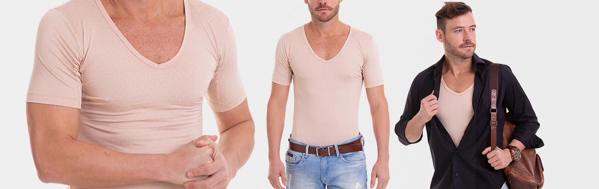 Camiseta Anti Suor Invisível Nude