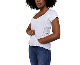 Camisa invisível feminina